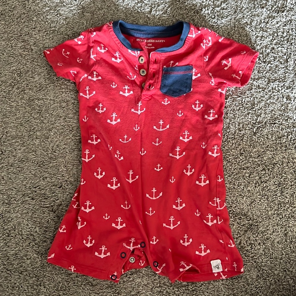 Burt’s bees baby romper